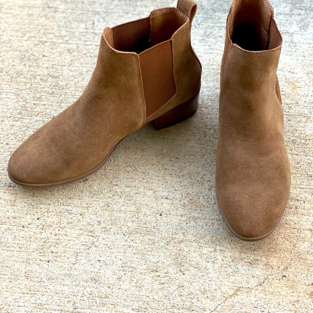 Steve Madden Dover Cognac Suede Boots